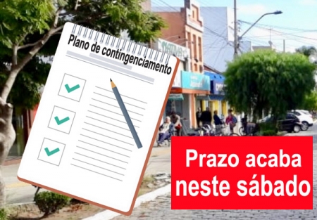 Estabelecimentos devem entregar seu plano de contingenciamento até este sábado para o e-mail da Prefeitura Municipal