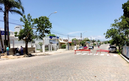 Nova faixa de pedestres na Avenida Santos Abreu