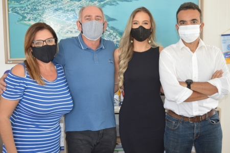 Prefeito recebe a Miss Pacific São Lourenço do Sul