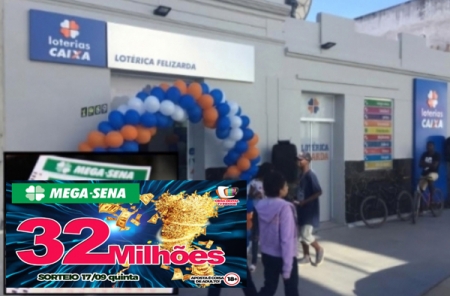  APOSTE NA LOTÉRICA FELIZARDA: MEGA SENA sorteia 32 milhões nesta quinta-feira