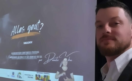 O músico e pesquisador lourenciano Danilo Kuhn lançou seu documentário "Allas gaut?