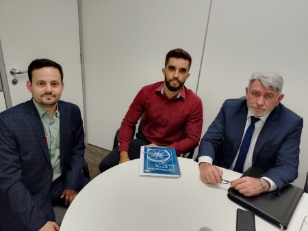 Prefeito, Rudinei Härter, cumpre agenda em Brasília no Fundo Nacional de Assistência Social