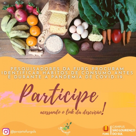 FURG SLS realiza pesquisa sobre os hábitos de consumo antes e durante a pandemia de COVID-19