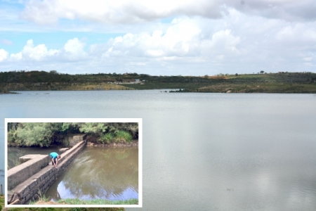 Prefeito Rudinei falou sobre transposição de água do açude para o arroio São Lourenço que aconteceria nesta semana