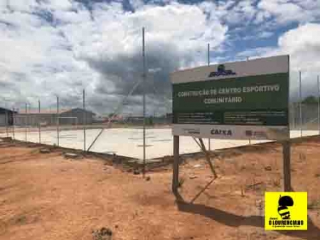 Obras do Centro Esportivo da Camponesa estão próximas da conclusão