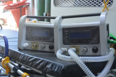 São Lourenço recebe dois ventiladores portáteis - Um será utilizado em uma ambulância e outro na viatura da SAMU