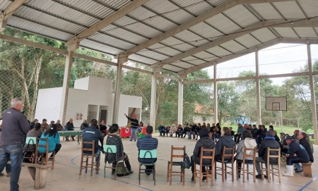 Estudantes da FURG-SLS visitam Assentamento 30 de Maio, em Charqueadas/RS