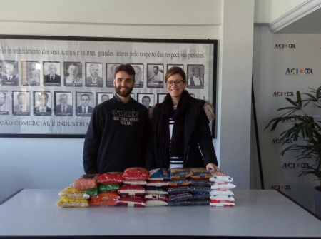 ACI/CDL realizou entrega de alimentos arrecadados