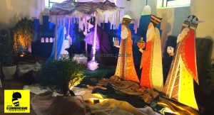 Associação dos Artistas Plásticos realizou decoração de Natal da Igreja Matriz