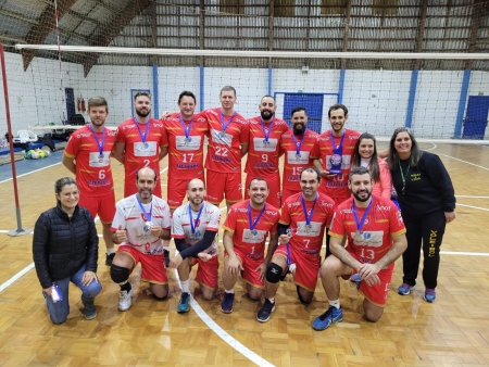 Equipe do Esporte Clube São Lourenço Volei sagrou-se vice campeão da Etapa Camaquã da Liga Gaúcha de Voleibol