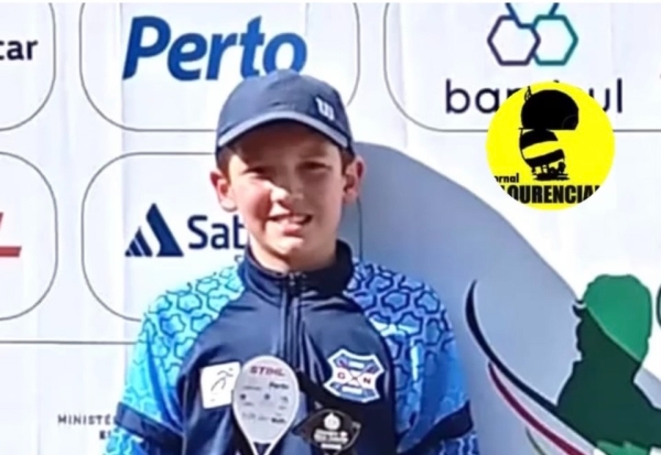 Bernardo Horta Soares foi vice campeão da etapa de Santa Maria do Circuito de Tênis Gaúcho