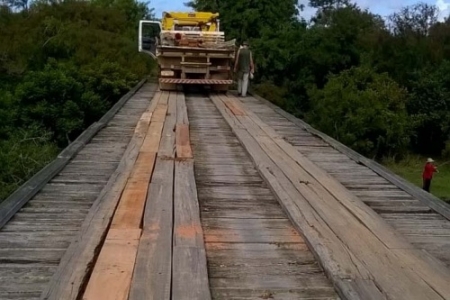 Concluídas obras em duas pontes no interior