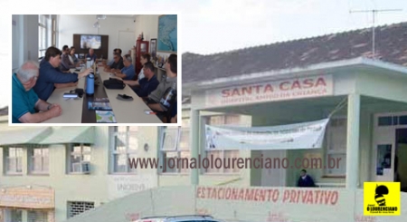 Prefeito discute futuro dos convênios com a Santa Casa com entidades lourencianas