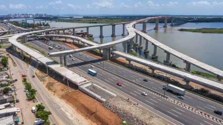 SE LIGA: Obras da nova ponte do Guaíba alteram tráfego a partir desta terça-feira (27)