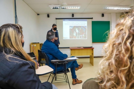 PSB lourenciano e Deputado Dalciso Oliveira (PSB) conhecem o projeto do Campus da FURG