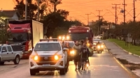 Chegada do Fogo Simbólico em São Lourenço do Sul na tarde desta quinta-feira (22)