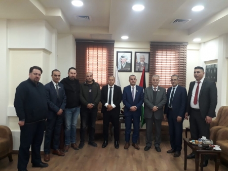 PRESIDENTE DA ACI/CDL VISITOU ENTIDADES EMPRESARIAIS  DA PALESTINA