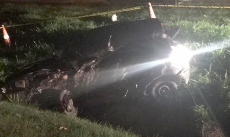 Acidente com morte na BR 116, próximo ao pedágio de Cristal