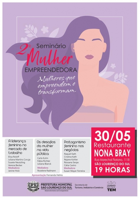 2º Seminário Mulher Empreendedora acontece nesta quinta-feira