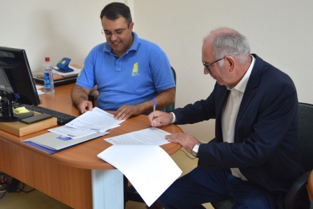 Prefeito assina convênio para retomada da dragagem do arroio São Lourenço