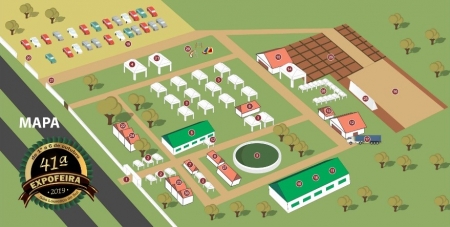 Com intensa procura, ESPAÇOS EXTERNOS/COBERTOS e PRAÇA DE ALIMENTAÇÃO estão sendo comercializados para a 41ª Expofeira