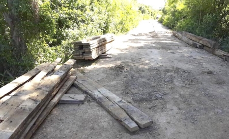 Reforma da ponte sobre o arroio Evaristo está quase concluída