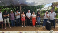 Aconteceu na tarde deste domingo a abertura oficial da colheita da uva, na propriedade Vinhedos fortaleza