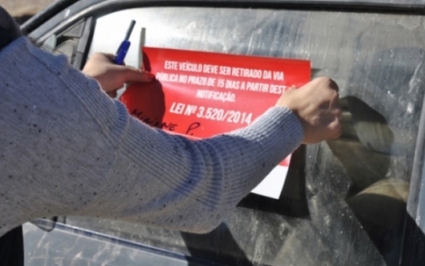Carros abandonados em São Lourenço do Sul