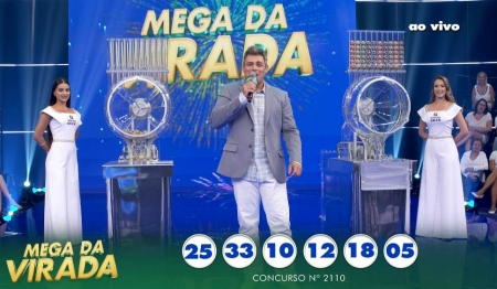 Mega Sena da Virada sorteia R$ 302,5 milhões