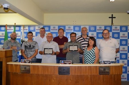 Sessão especial homenageou Carlos Alberto Ferreira Pereira, o popular Biti e  o radialista João Luiz de Souza