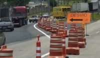 Desvio de pista na BR 116 nesta quinta-feira entre São Lourenço e Turuçu