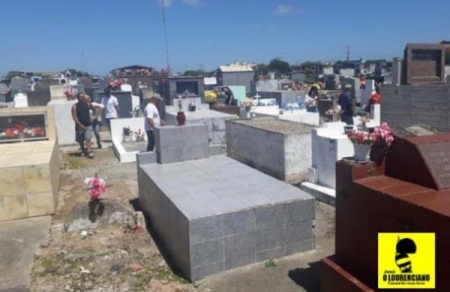 Furto em túmulo do Cemitério