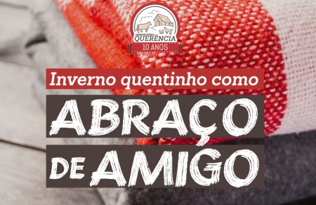 Participe da campanha “Inverno quentinho como abraço de amigo!”
